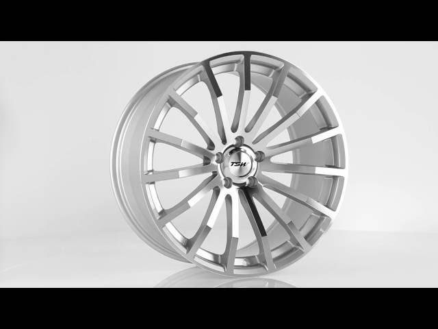 TSW Alloy Wheels Mallory - Silver with Mirror Cut Face