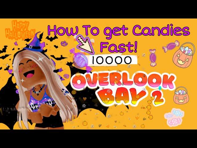 #roblox #overlookbay2 #halloween How to Earn Candies Fast in Roblox Overlook Bay 2 + Quest Locations