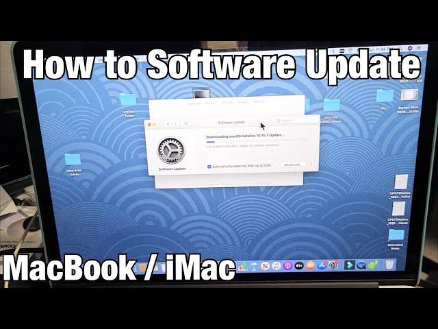 How to Software Update on MacBook, iMac, Apple Computer)