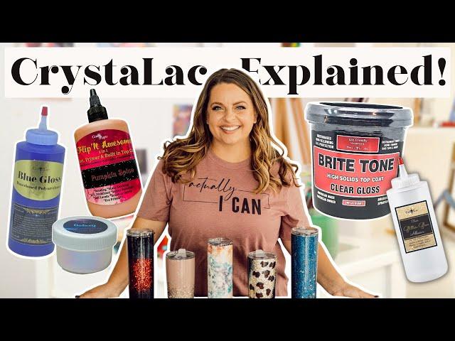 MUST HAVE CrystaLac Tumbler Supplies