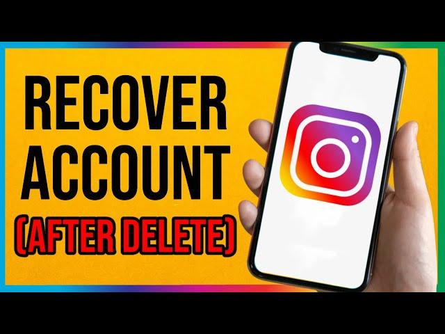 How to Recover Instagram Account After Permanently Delete (2023 EASY)