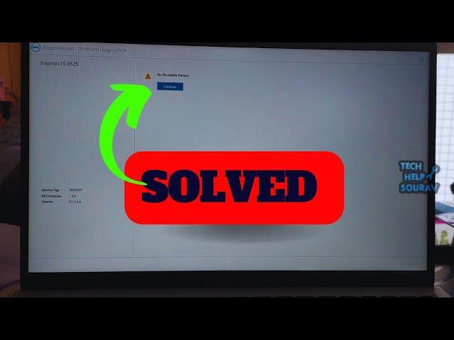 No Bootable Device Dell Inspiron 15 Series  | Dell Laptop - How To Fix