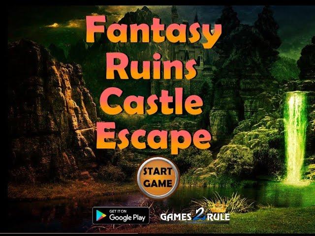 fantasy ruins castle escape viedo walkthrough