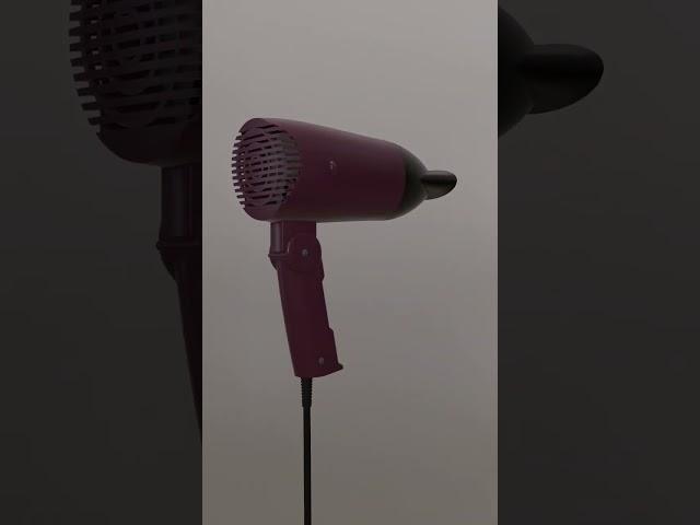 Product Visualization - Hairdryer