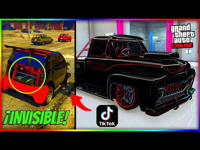 Recreando TUNEOS VIRALES de COCHES en GTA5 Online! recreando TikToks! Cjp_Mystic