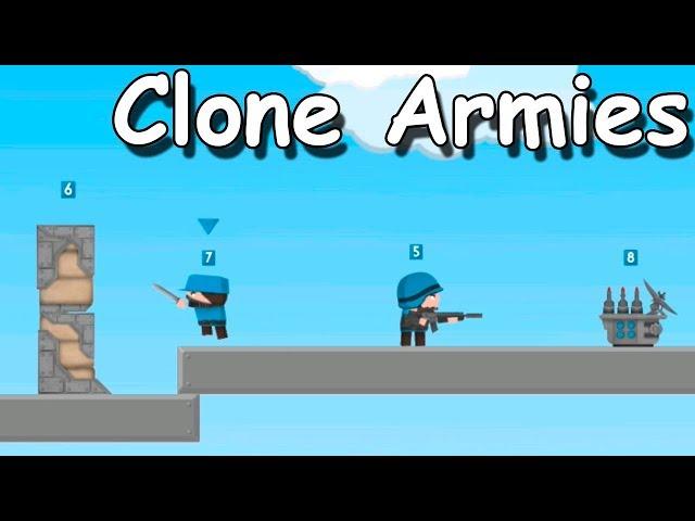 АРМИЯ КЛОНОВ НЕПОБЕДИМАЯ БАЗА Clone Armies! игра на телефоне \ игры на смартфон