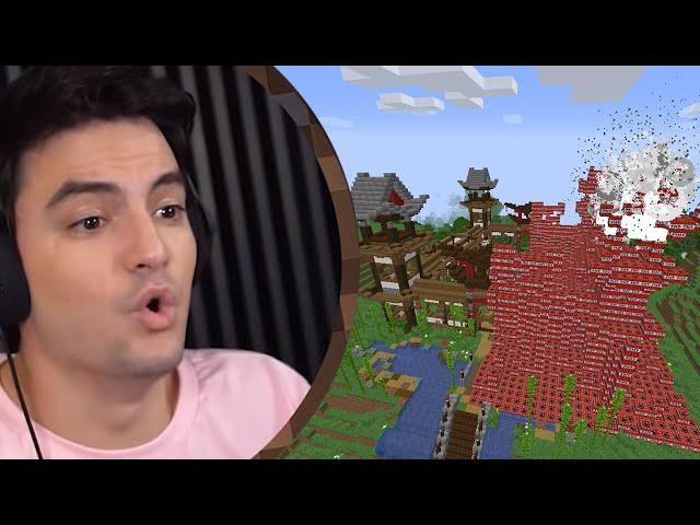 EXPLODI TODO O MAPA DO FELIPE NETO NO MINECRAFT !