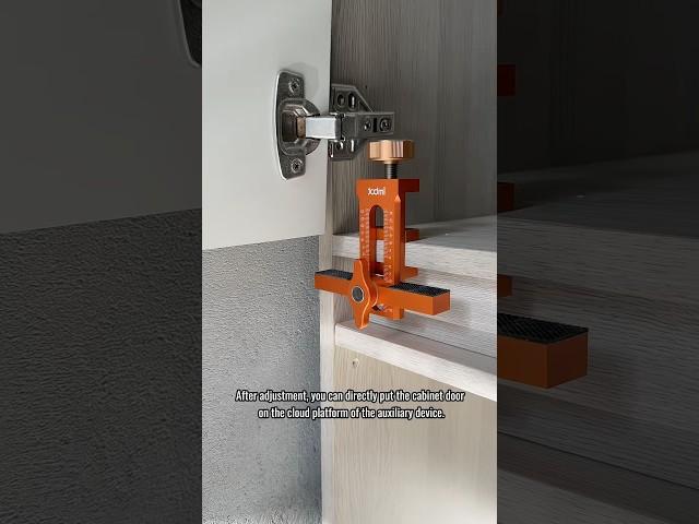 2-in-1 Aluminum Cabinet Door Fixed Clamp | Rebounder Drilling Locator Tool for Precision Woodworking