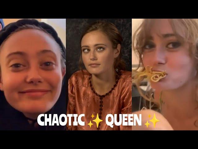 Ella Purnell being a funny chaotic queen for 3 minutes