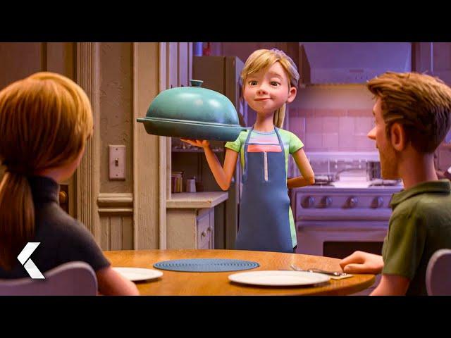 INSIDE OUT 2 “Riley's Dinner Fail” New Clip (2024) Pixar