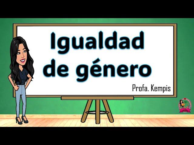 Igualdad de género