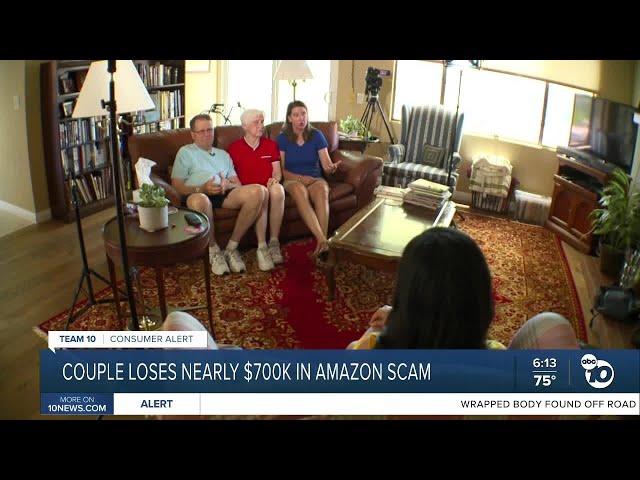 Elderly couple loses nearly $700K online scam