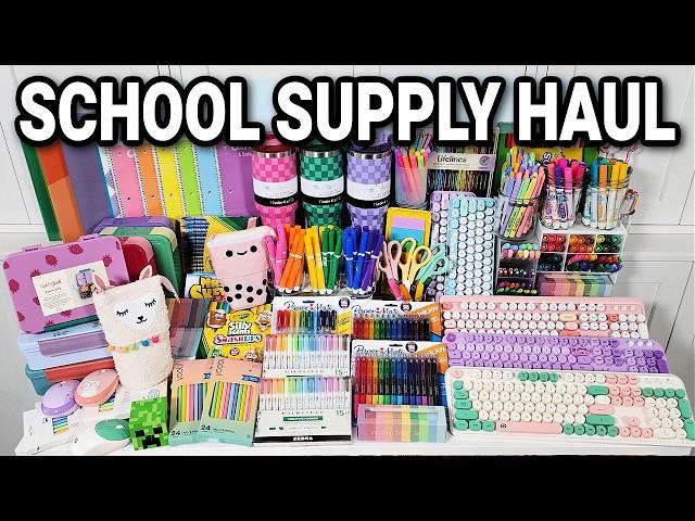 Back to School Supplies Shopping *HUGE* Stationery Haul 2024