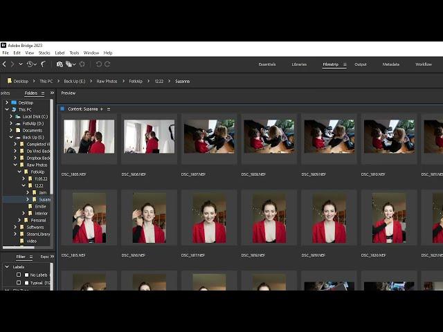 Adobe Bridge 23 Thumbnail View Show All Fix! | 20 Seconds!