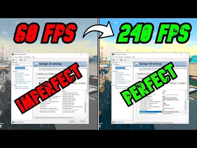 Best NVIDIA CONTROL PANEL SETTINGS FOR HIGH FPS: Ultimate Warzone 2 Optimization Guide