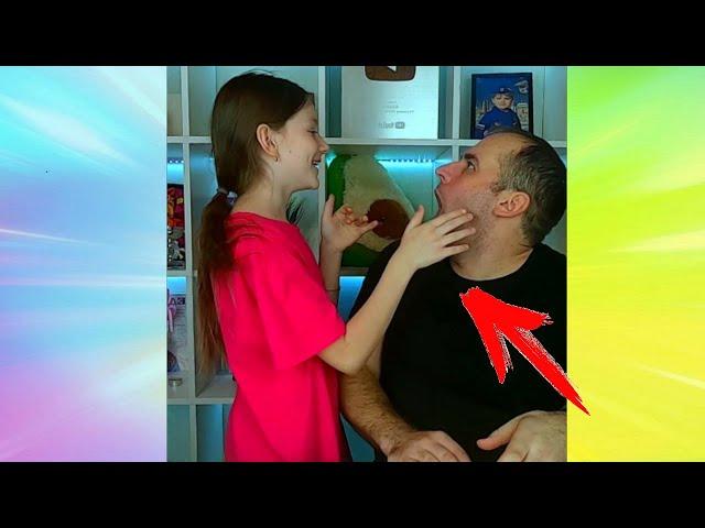 Wow!Funny singing Daughter and Dad!  TIKSONIK #shorts TikTok