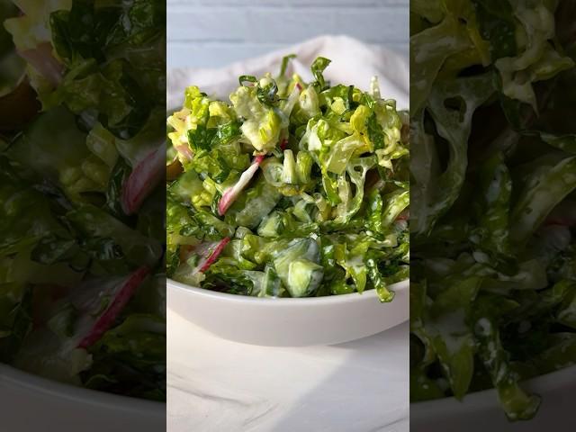 Healthy Green Salad that will keep you full! Perfect for weight loss #shortscooking #weightloss