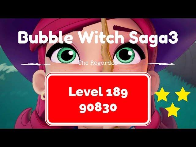 Bubble Witch 3 Level 189 90830 points No Boosters