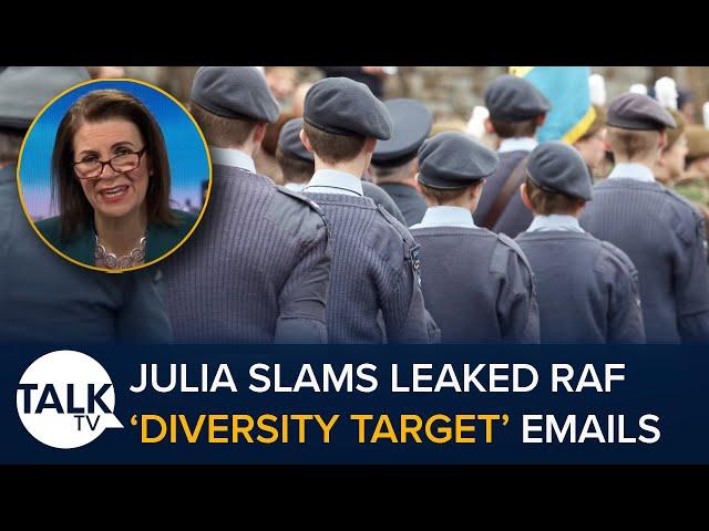"I Find It Quite Bizarre!" Julia Hartley-Brewer Hits Out At RAF’s 'Diversity Target'