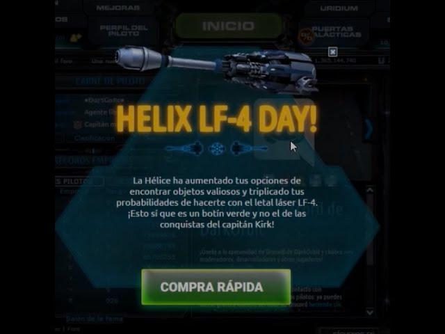 Darkorbit Helix LF4 Day 350 Keys