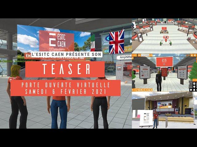 ESITC Caen - Teaser JPO 2 - 6 février 2021