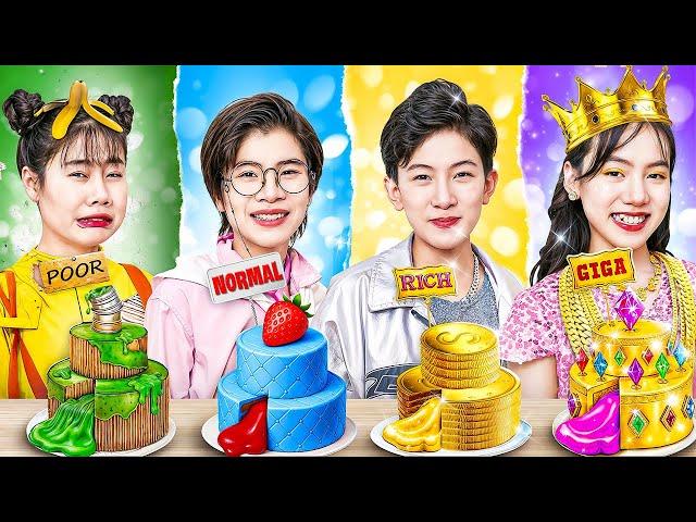 Poor Vs Rich Vs Giga Rich Vs Normal Student At Birthday Party!