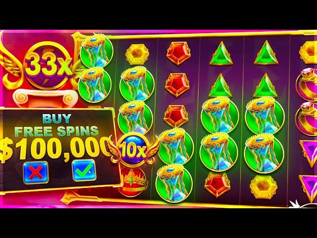 So I did a $100,000 Bonus Buy... AND WON HUGE!!! Gates of Olympus