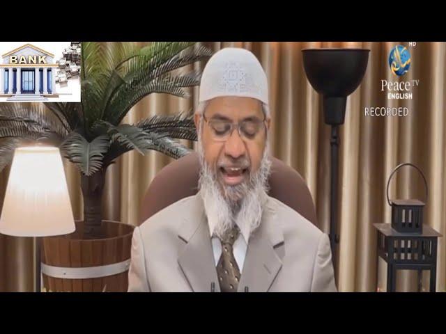 Working in A Bank is Allowed in Islam, Dr. Zakir Naik Question and Answer