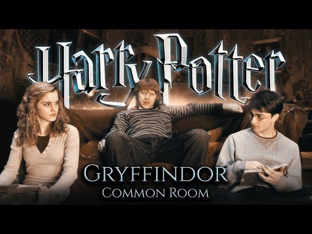 You're chilling with Harry, Ron & Hermione in Gryffindor  Ambience + Dialogue ◈ Harry Potter ASMR