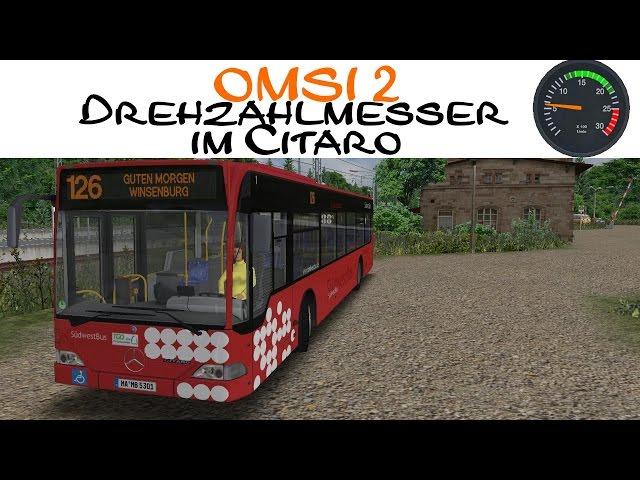 OMSI 2 Tutorial | Drehzahlmesser in den Citaro (G) von alterr mit Morphi-Soundpack einbauen