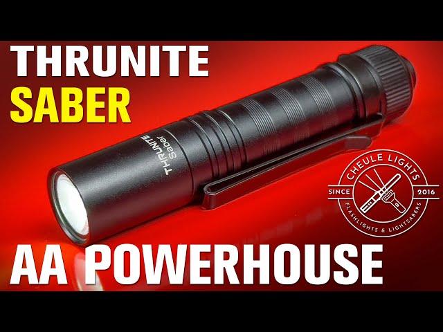 ThruNite Saber incredibly bright AA flashlight Full Review