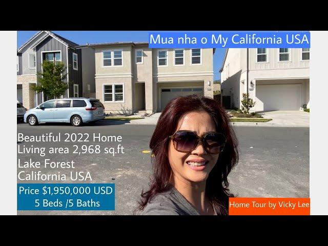 Touring New 2022 Home Meadow Home Lake Forest California USA |Home Tour Real Estate