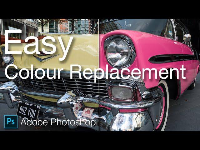 Easy Way to Replace a Colour in Photoshop