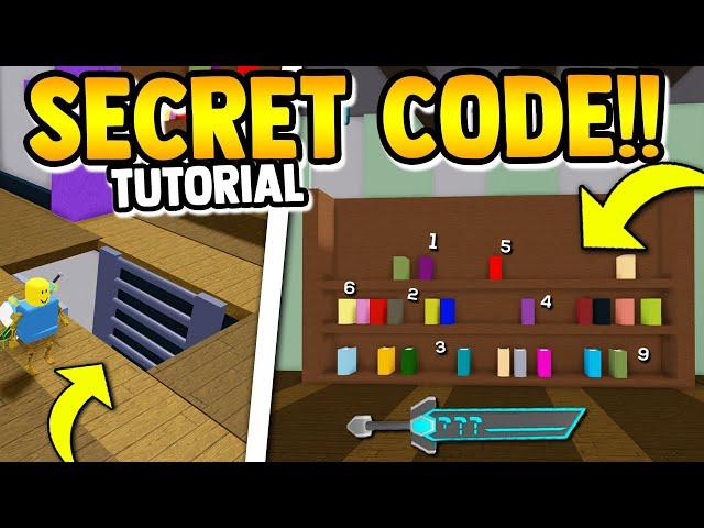 *SECRET* BOOKSHELF CODE (tutorial) | Build a boat for Treasure ROBLOX