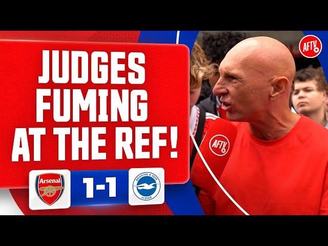 Lee Judges FUMING At The Ref! (Lee Judges) | Arsenal 1-1 Brighton