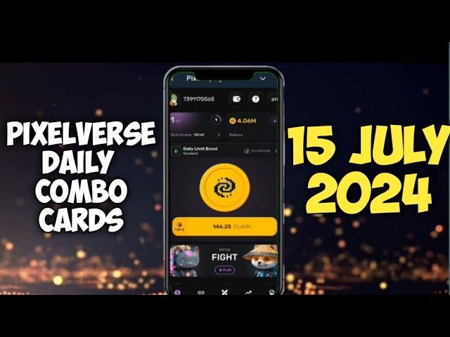 Pixelverse daily combo july 15 | Pixel tap by pixelverse daily combo