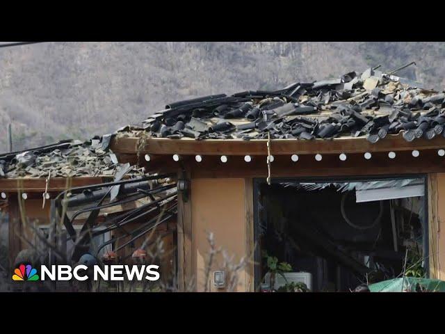 South Korean fighter jets accidentally bomb village