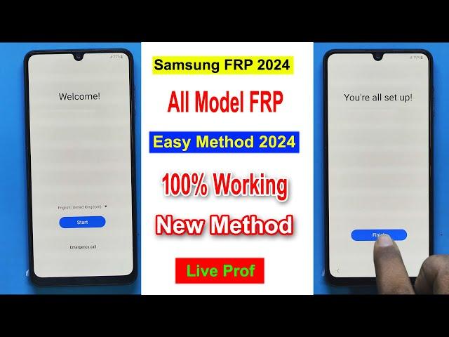 Samsung FRP Bypass 2024 Android 11/12/13/14 | Google Lock Remove Samsung All Model Easy Method 2024