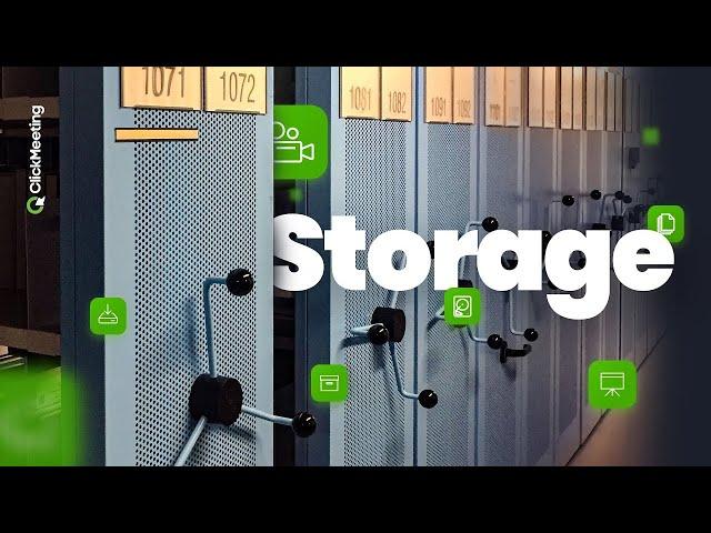 Managing you webinar storage space