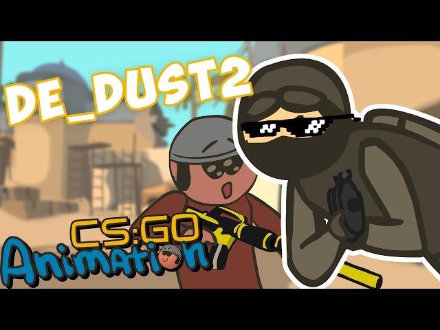 CS ANIMATION: DE_DUST2 (COUNTER-STRIKE PARODY)