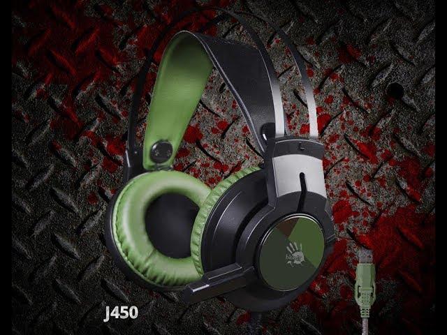 Budget gaming headphones A4Tech bloody J450 7.1 Dolby Surround