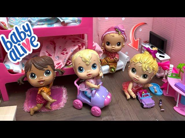 NEW Baby alive crib life dolls Morning routine ️