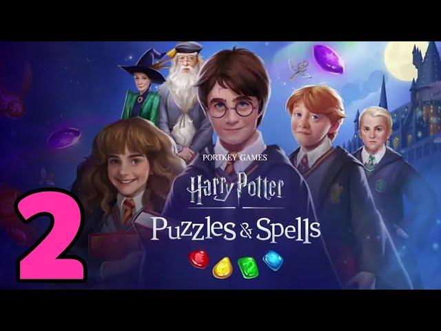 Harry Potter: Puzzles & Spells (By Zynga) Gameplay Part 2 - Level 3- 10(Android IOS)