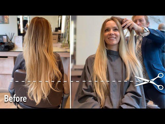 Cutting 5-INCHES off My Hair with the VIRAL DIAMOND DRY CUT!! Such a TRANSFORMATION | Shonagh Scott