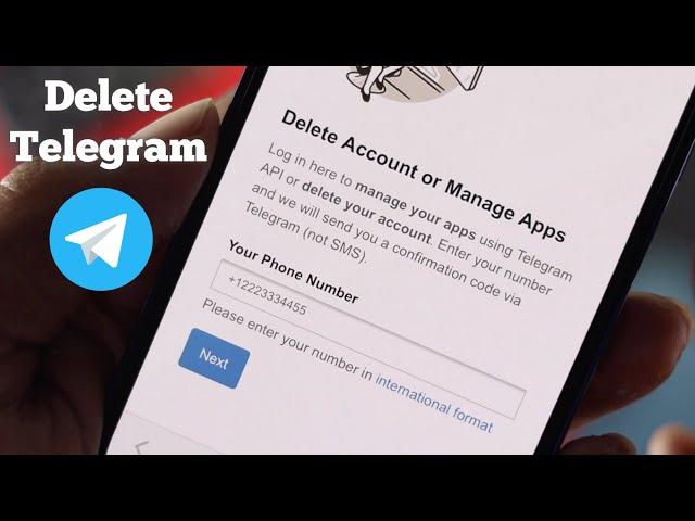 How to Delete Telegram Account Permanently! [iPhone & Android]