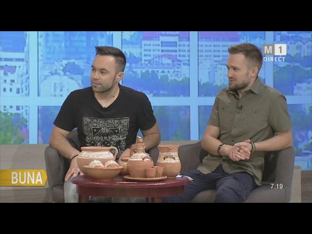 Buna dimineaţa la TV Moldova 1 cu Olarul Vasilii Gonciari din Hogineşti ,Călăraşi.