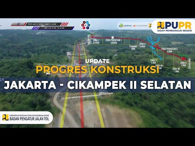 UPDATE Pembangunan Tol Jakarta - Cikampek II Selatan