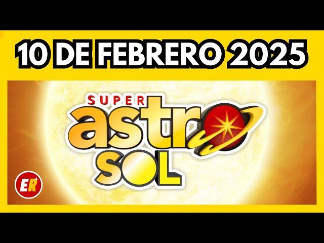 Resultado del ASTRO SOL del lunes 10 de Febrero de 2025 ️