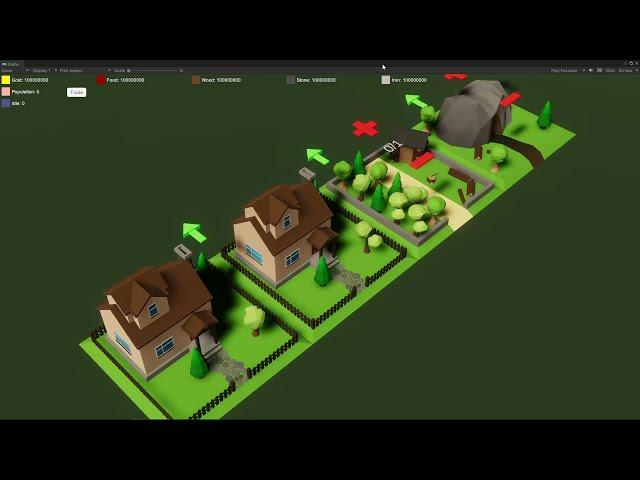 City Building Game - Unity & Blender - Dev Log 1