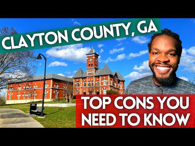 Top CONS of Living in Clayton County GA